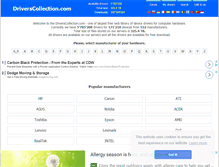 Tablet Screenshot of driverscollection.com