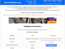Tablet Screenshot of es.driverscollection.com